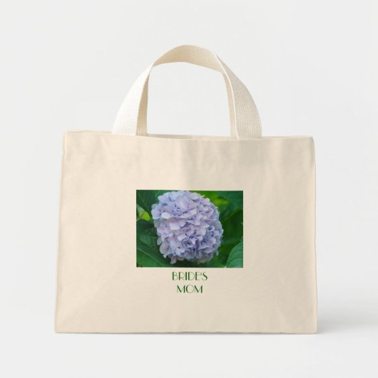 Tas cadeaus voor bruidsmoeder BLAUWE HYDRANGEA Lav (Voorkant)