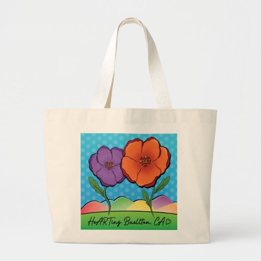 Tas - Californië Poppies - Buellton.Art (Voorkant)