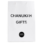 Tas: Chanukah Gifts Medium Cadeauzakje (Voorkant)