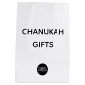 Tas: Chanukah Gifts Medium Cadeauzakje (Achterkant)