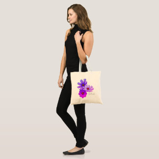 Tas - cosmos bloemen