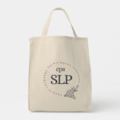 Tas - Dark Floral Logo (Achterkant)