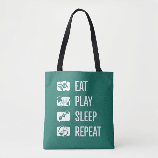 Tas Eat-Play-Sleep-Repeat Board Games (Voorkant)