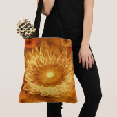 Tas Fantasy Flowers Geel (Dichtbij)