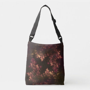 Tas fractale bladeren rode gloed