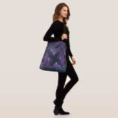 Tas Fractale bladeren Violet Glow (Op model)