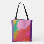 Tas Garden Riff Purple Tote (Achterkant)