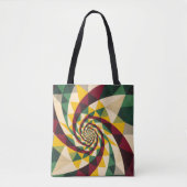 Tas-Geometrische print Tote Bag (Voorkant)