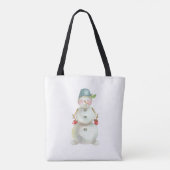 Tas | Gepersonaliseerde Sneeuwmannen Vrienden (Achterkant)