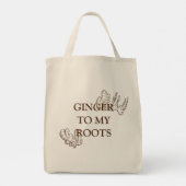 Tas Ginger Roots Canvas (Achterkant)