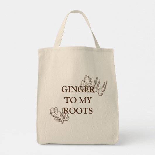 Tas Ginger Roots Canvas (Achterkant)