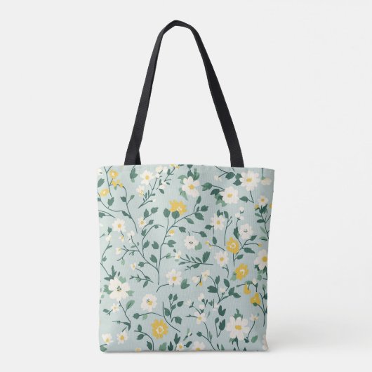 Tas Groene Floral (Achterkant)
