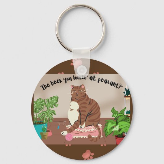 Tas, Grumpy Cat Sleutelhanger (Voorkant)