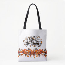 Tas Hallo met "Autumn"-kopie en pompoenslinger