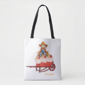 Tas, Happy Halloween vogelverschrikker pompoen Tote Bag (Voorkant)