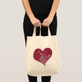 Tas hart en bloemen (Voorkant (product))