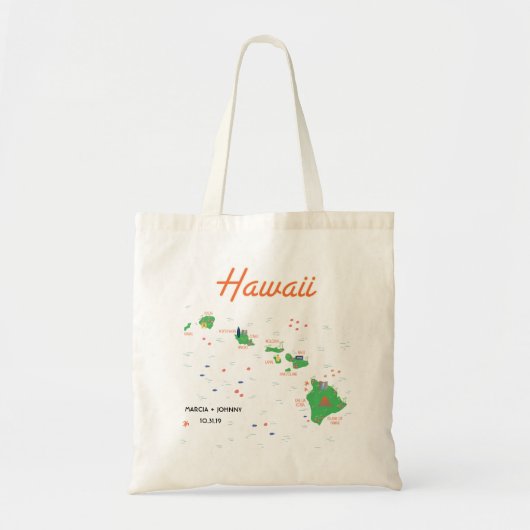 Tas Hawaii Map (Voorkant)
