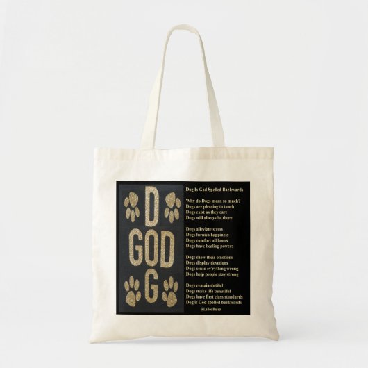 Tas Hond Is God Omgekeerd Geschreven (Voorkant)