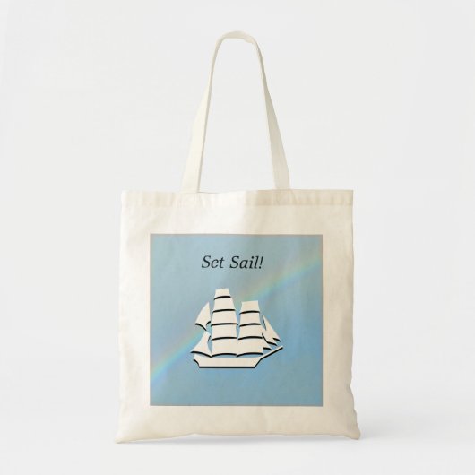 Tas - Hoog schip met regenboogboog (Voorkant)