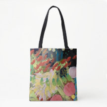Tas in Bloemen in de Nacht ontwerp