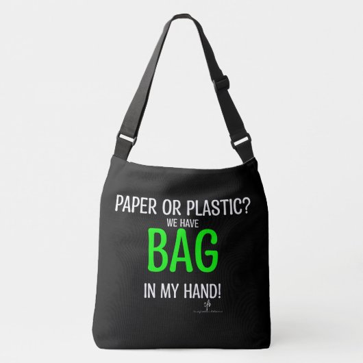 Tas in de hand Lime Pers. Grote boodschappentas (Voorkant)