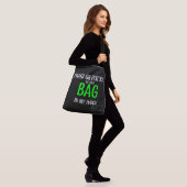 Tas in de hand Lime Pers. Grote boodschappentas (Op model)