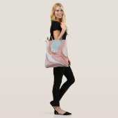 Tas in stijlvol abstract grafisch ontwerp (Op model)