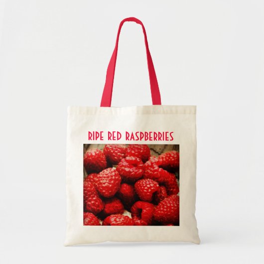 Tas Juicy Red Raspberries (Voorkant)