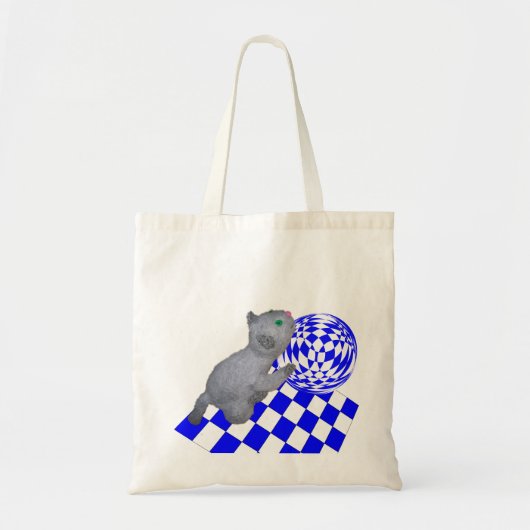Tas - Kitten die met een bal rolt (Voorkant)