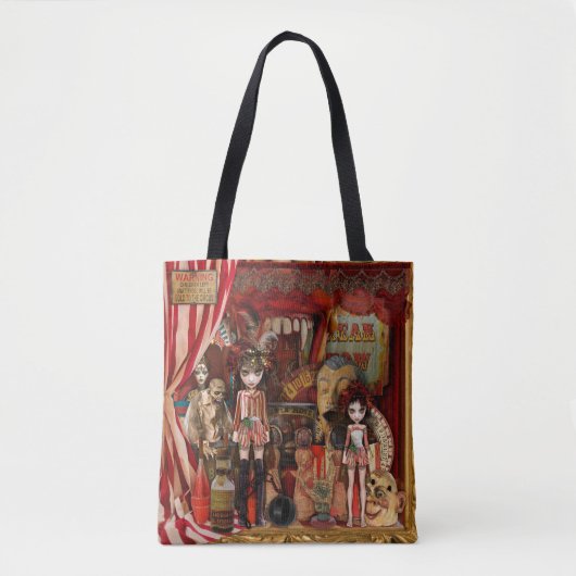 Tas kunsttas - freak show (Voorkant)