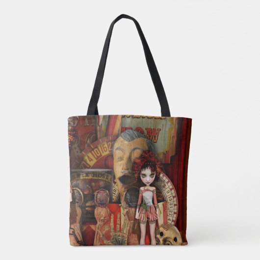 Tas kunsttas - freak show (Achterkant)