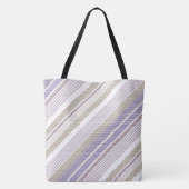 Tas lavender/beige/Tan Stripe Mode (Achterkant)