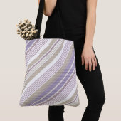 Tas lavender/beige/Tan Stripe Mode (Dichtbij)