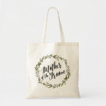 Tas Leaf Script | Moeder van de Groom<br><div class="desc">Moeder van de Groom canvas tas.</div>