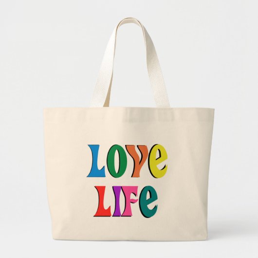 TAS LOVE LEVEN ~ aanpasbaar ~a Christelijk bericht (Voorkant)