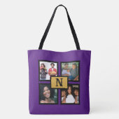 tas met 4 omhuld monogram (Achterkant)