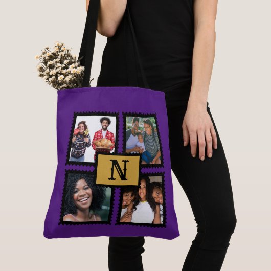 tas met 4 omhuld monogram (Dichtbij)