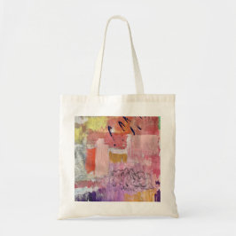 Tas met abstracte kunst