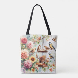 Tas met afbeelding van wilde vogels