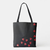 Tas met all-over-print van Boss Lady Hearts (Achterkant)