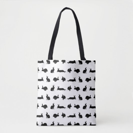 Tas met all-overprint van Bunny Frenzy (kies kleur (Voorkant)