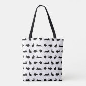 Tas met all-overprint van Bunny Frenzy (kies kleur (Achterkant)