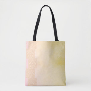 Tas met all-overprint van gele vlinders, medium fo
