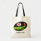 Tas met alligator verliefd (Voorkant)