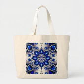 Tas met Blauw Wit Kleuren Design (Voorkant)