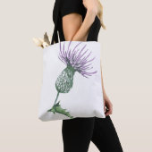 Tas met Bloeiende Distel (Dichtbij)