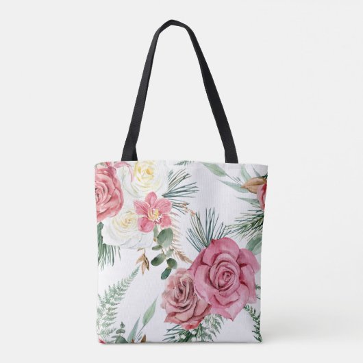 Tas met bloemenprint (Achterkant)
