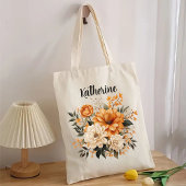 Tas met bloemenprint als cadeau voor haar, bruidsm