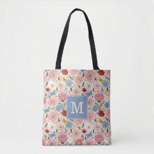 Tas met bloemenprint voor de cottage garden