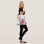 Tas met bloempatroon (Op model)